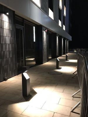 Efisiensi tinggi COB LED Lampu Bollard, Aluminium Outdoor Lawn Pathway Lampu