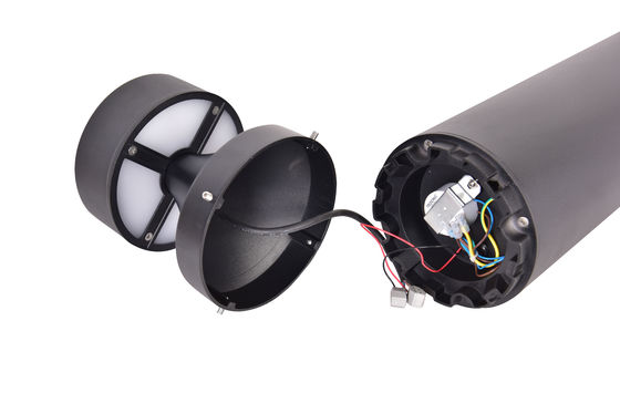Aluminium Die Casting Lampu Bollard Luar Untuk Taman Taman