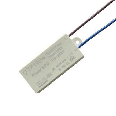 35mm Din Rail AC LED Surge Protection Device 40KA 60KA tahan air