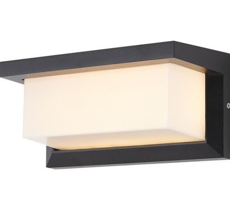 3000K Modern Outdoor Wall Sconce, Up Down Wall Lamp Waterproof Pengisian Daya Surya