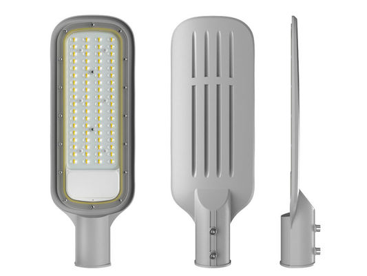 Die Casting Aluminium Waterproof LED Street Light Anti Angin Untuk Penggunaan Luar Ruang