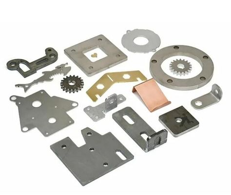 Spinning Custom Metal Stamping Parts Laser Machining Untuk Cahaya