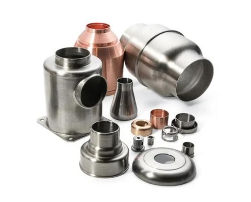 Seamless Welding Metal Spinning Parts Custom Sheet Metal Untuk suku cadang ringan