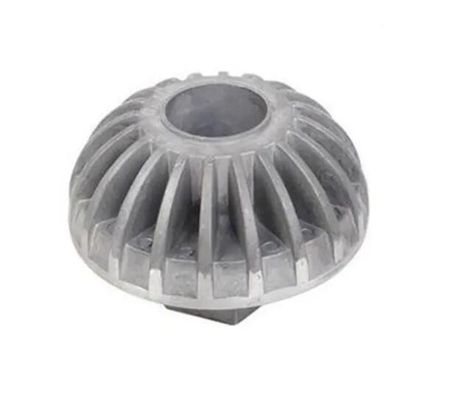 Anodized cast stainless steel parts for street light housing Chrome plating