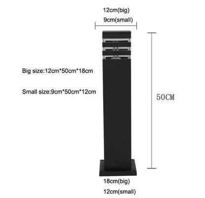Aluminium LED Lampu Bollard, Lampu Taman Luar Ruang tahan air Anti Glare