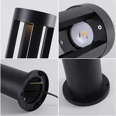 Aluminium Bollard LED Lampu Lanskap IP65 Waterproof Untuk Taman Luar Ruangan